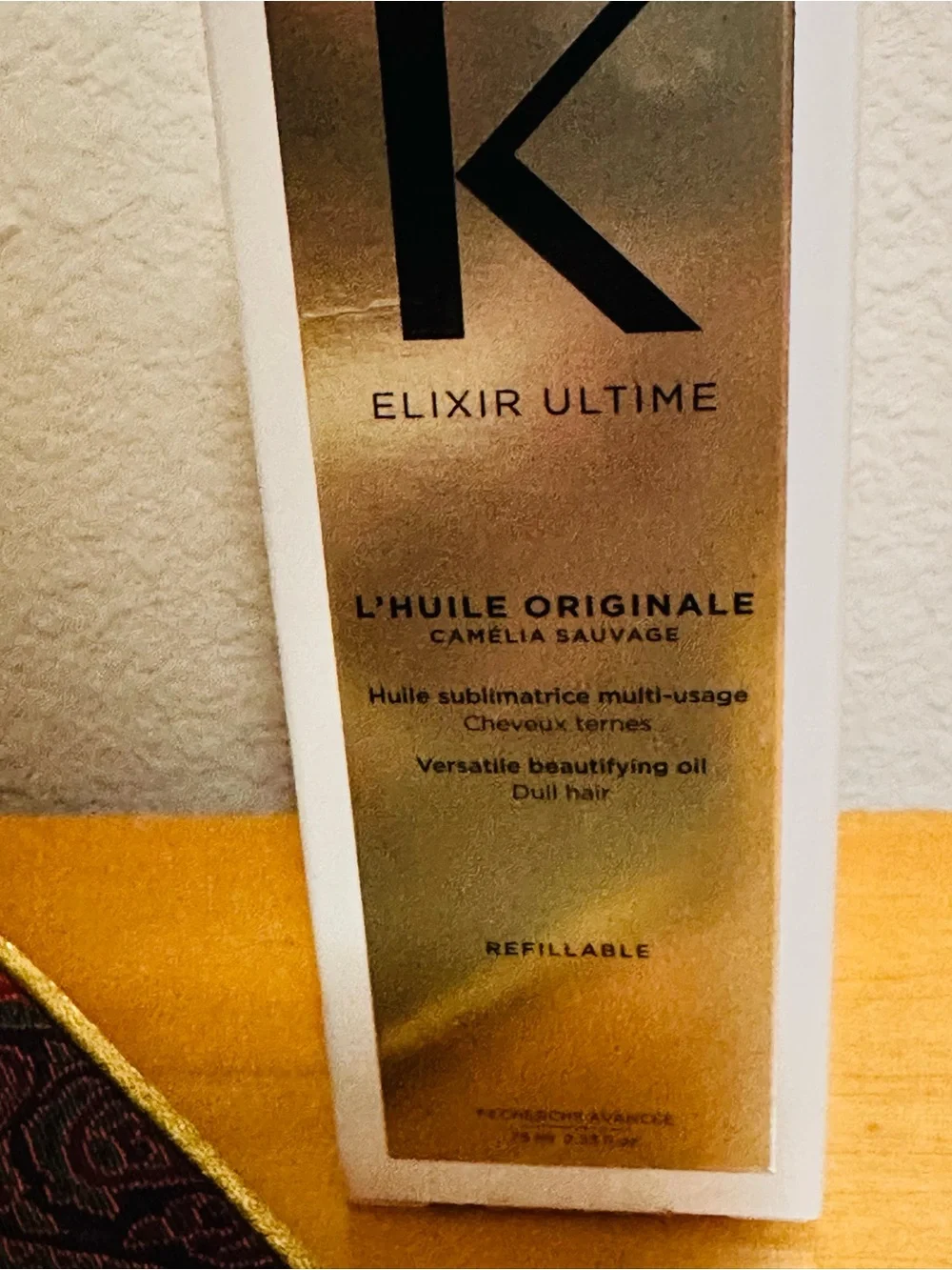Kerastase Elixir Ultime Hair Oil - Gold and White Packaging